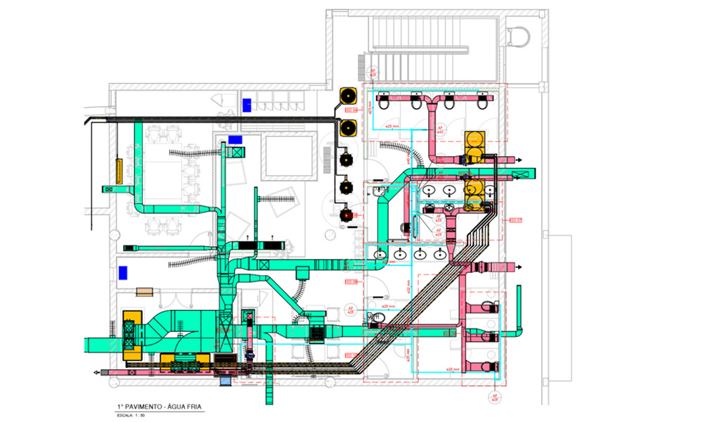 BIM na compatibilização de disciplinas e retrofit técnico 3